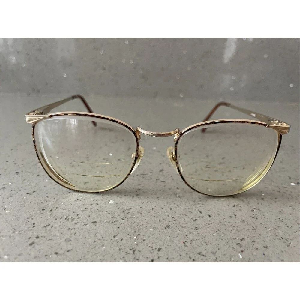 Cosmopolitan Eyeglasses Metal Frames ONLY Hearst Corp Marine Gold 52-19-135